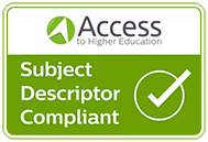 Access to HE Subject Descriptor Compliance Mark