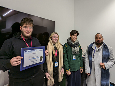 Jack Petchey Award Travel & Tourism Class